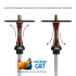 Кальян Alpha Hookah Model X Reverse Red Black (Реверсе Красный Черный) фото - 2